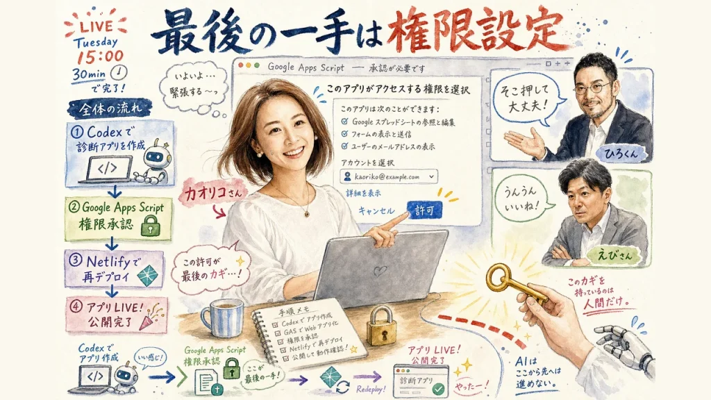 overview - Codexの診断アプリ 権限設定LIVE