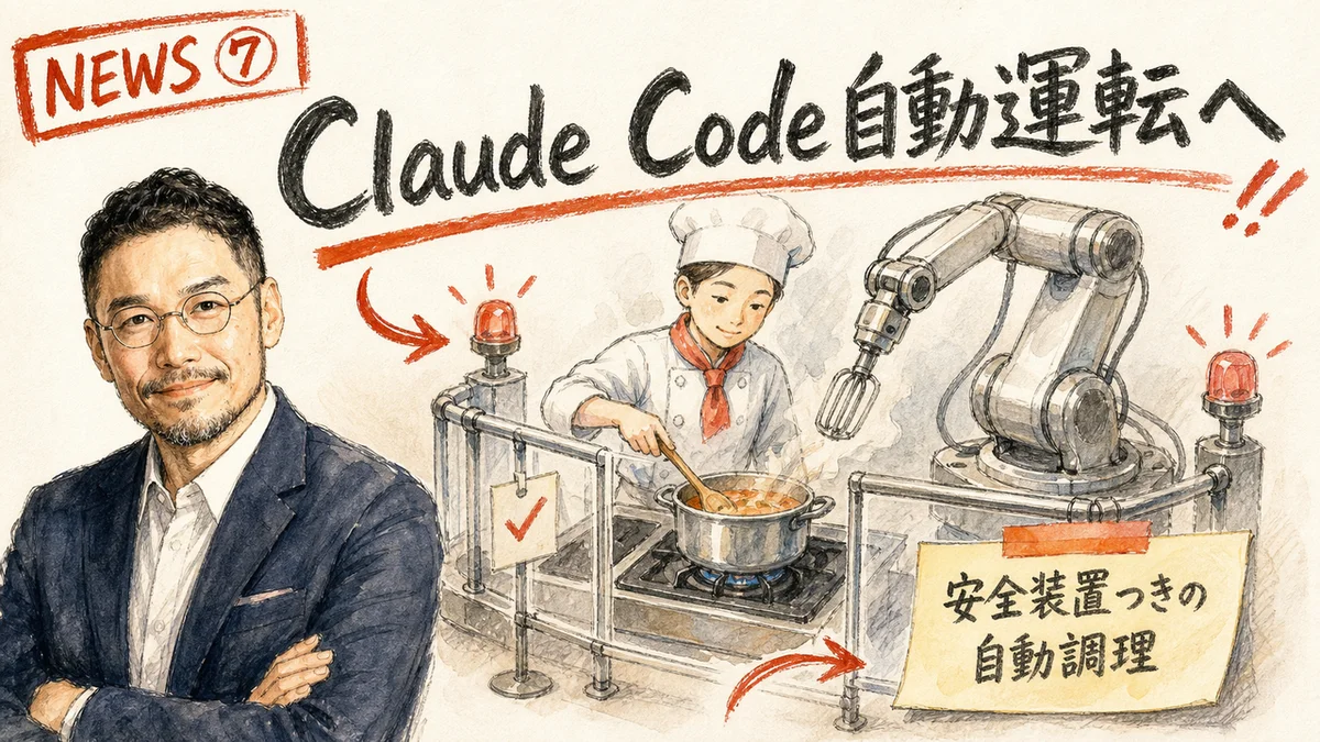 Claude Code auto modeデフォルト化の図解