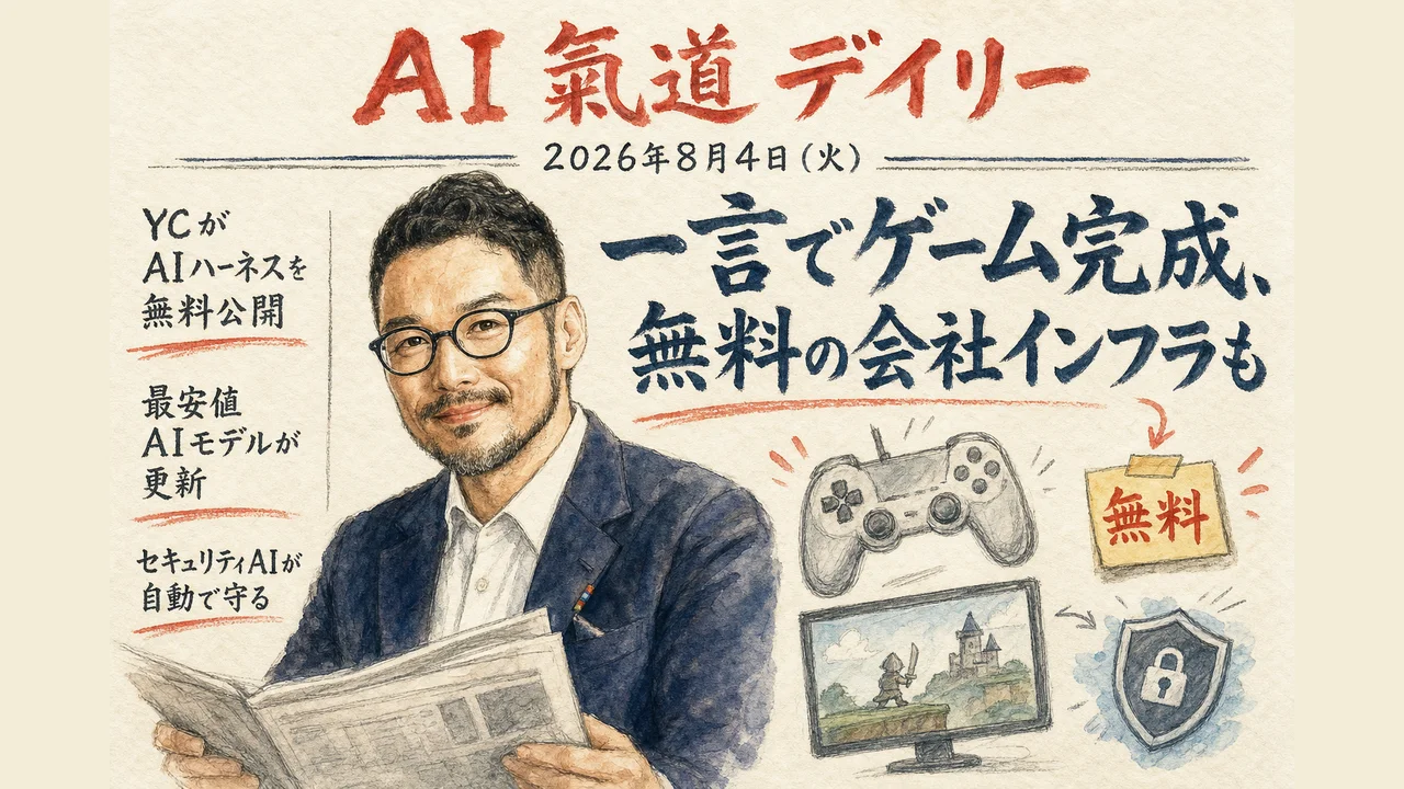 プロンプト一発でフル3Dゲームが完成、YCの新インフラは無料公開に？DeepSe