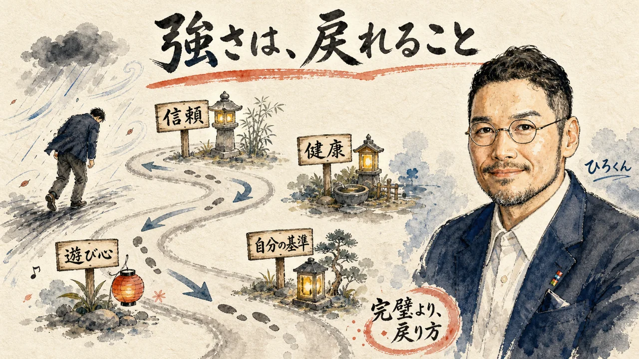 ひろくんコラム 強さは崩れないことではない