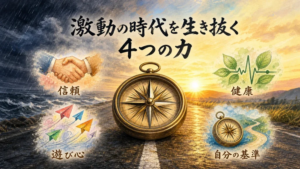 激動の時代を生き抜く4つの力