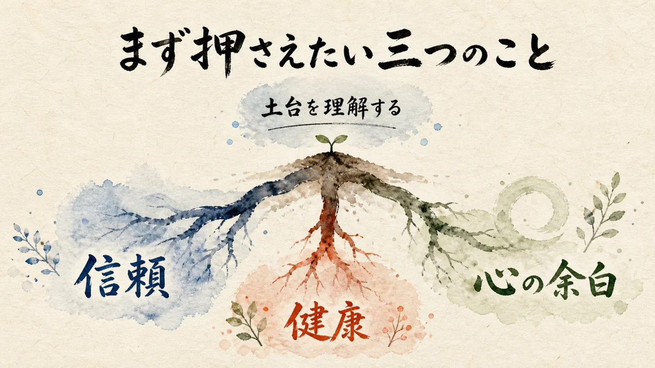 まず押さえたい3つのこと