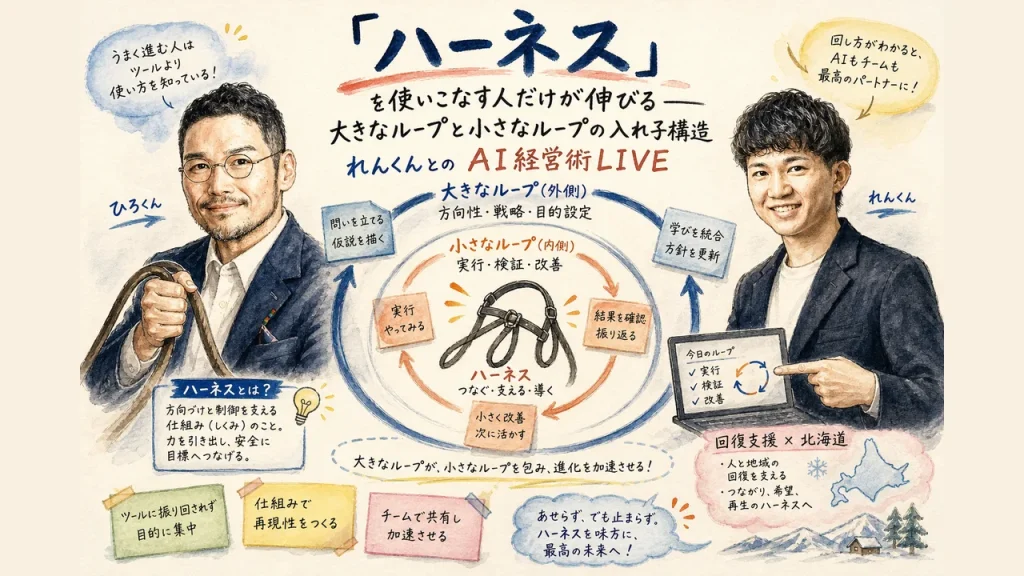 ハーネスを使いこなす人だけが伸びる 全体図解