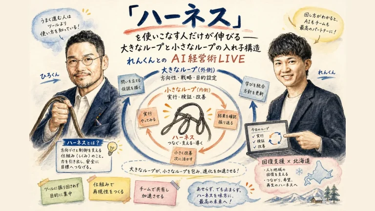 ハーネスを使いこなす人だけが伸びる 全体図解