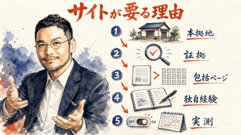 AI×ゼロクリック時代でもサイトが要る理由——全体図
