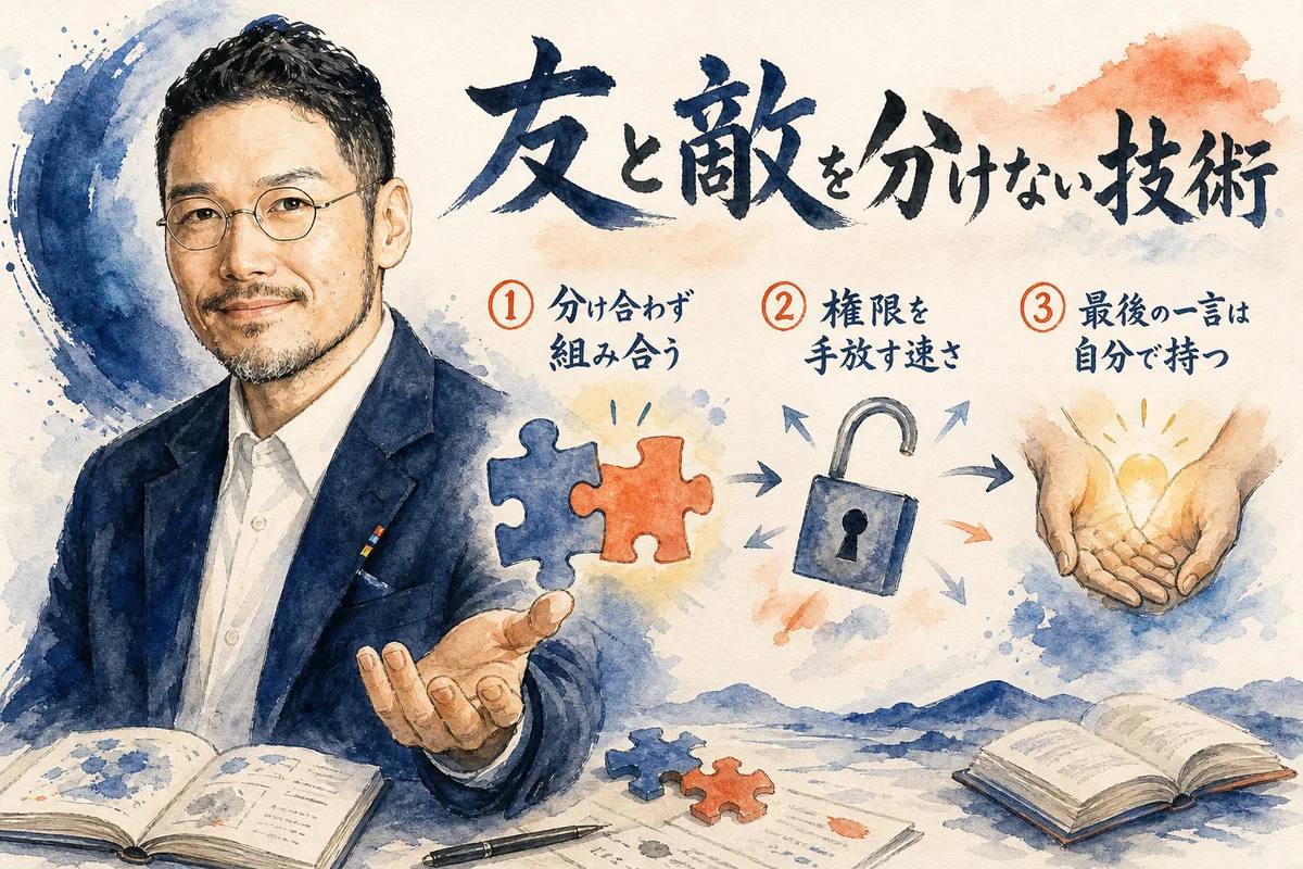 友と敵を分けない技術 全体図解