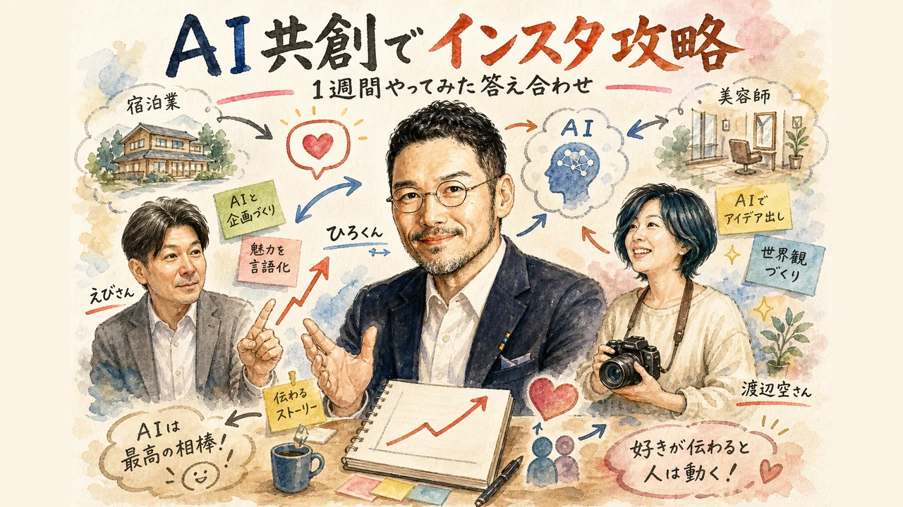 AI共創でインスタ攻略、1週間やってみた答え合わせ