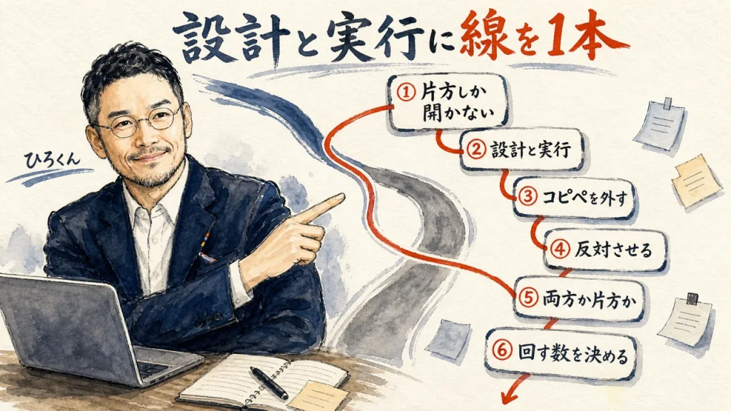 Codex×Claude Codeの使い分けをKawaruさんが解説。設計と実行に線を1本引く記事のアイキャッチ