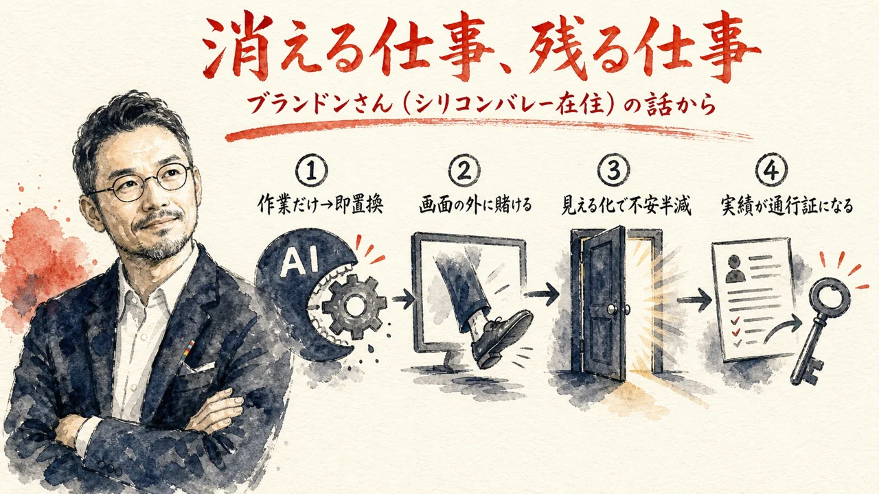 AIで消える仕事・残る仕事の全体図解
