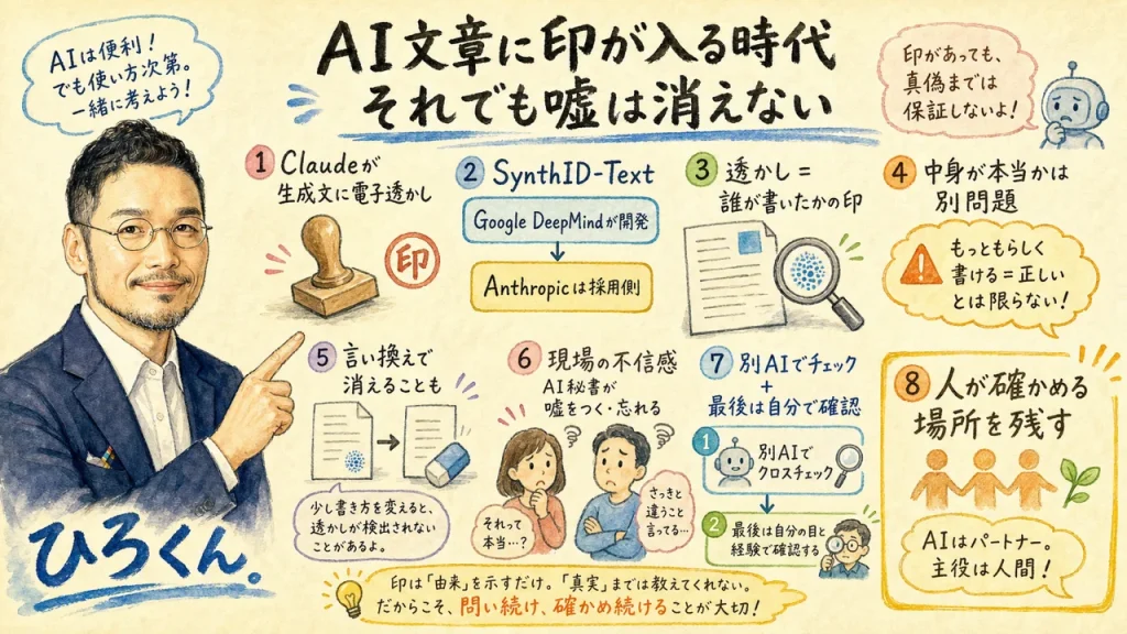 AIが書いた文章に印が入り始めた。それでもAIの嘘は消えない アイキャッチ