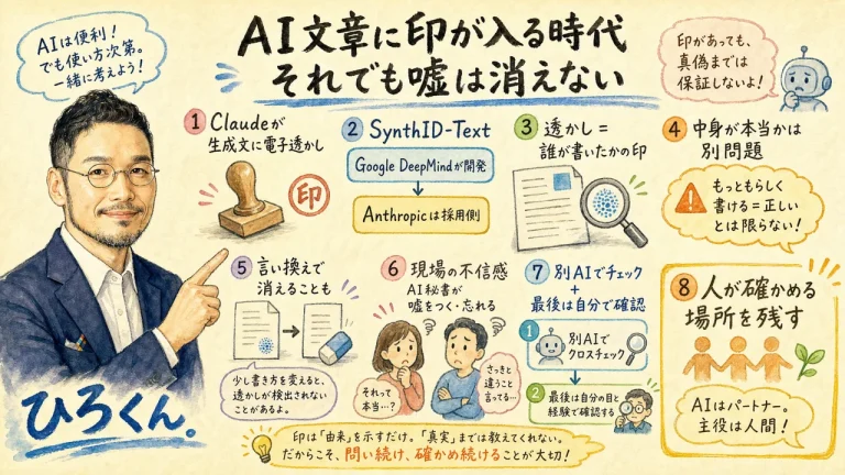 AIが書いた文章に印が入り始めた。それでもAIの嘘は消えない アイキャッチ