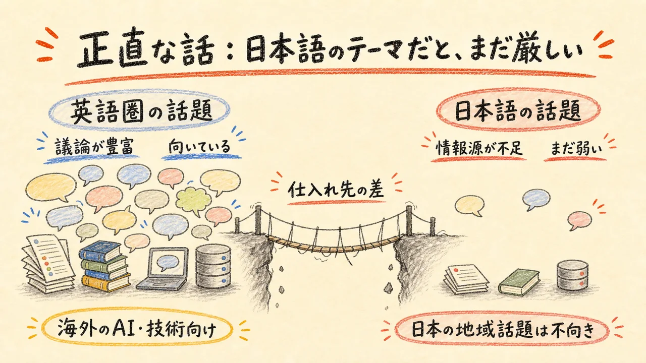 日本語向けに追加したはてなブックマーク、Qiita、Zenn、note
