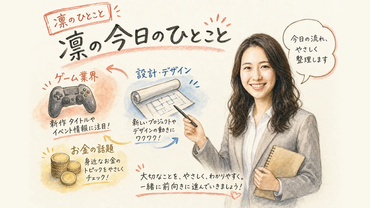凛がAI動向をまとめて解説するグラレコ