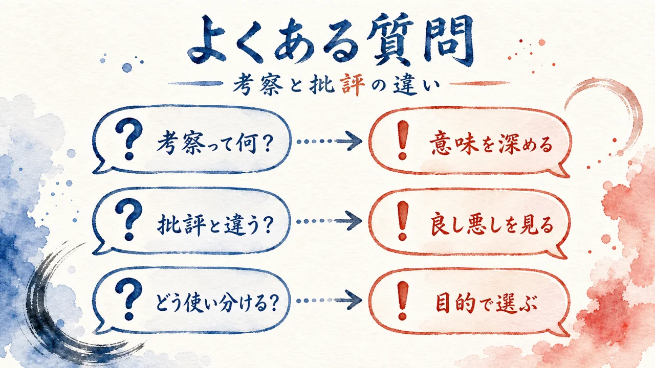 よくある質問のQ&A図解