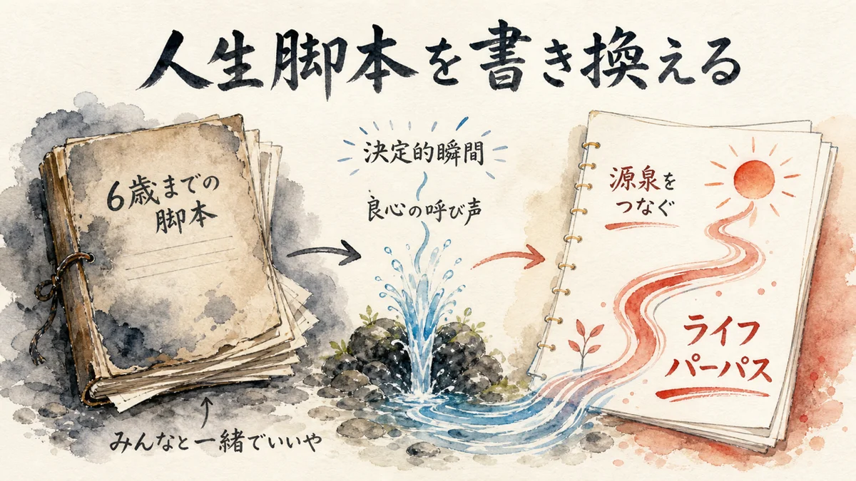 人生脚本を書き換える｜決定的瞬間と良心の呼び声から源泉をつなぐ