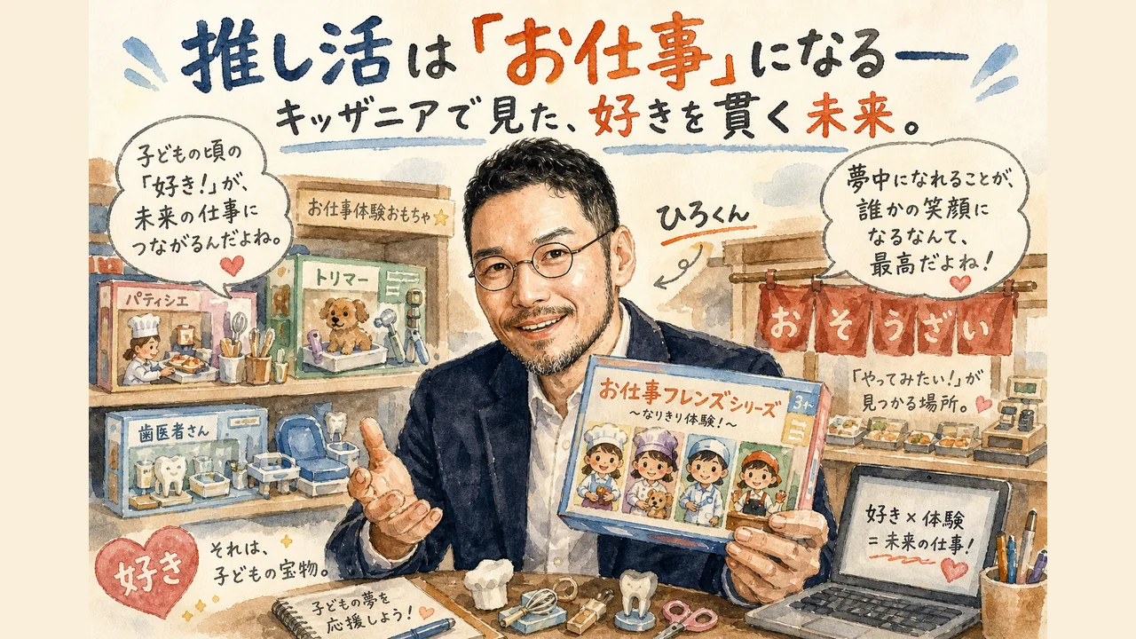 推し活がお仕事になる｜キッザニアで見た好きを貫く未来
