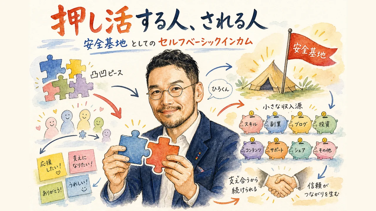 押し活する人とされたい人｜安全基地としてのセルフベーシックインカム