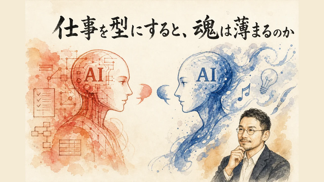 型にする派と反対派のAIが討論する本質討論カルーセルの図解
