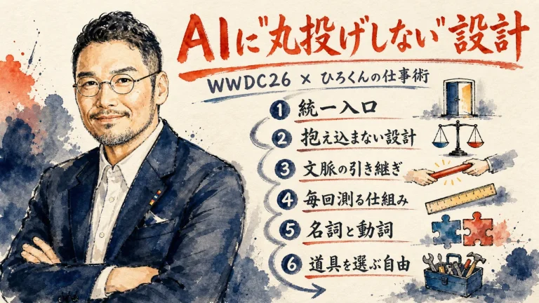 WWDC26記事アイキャッチ兼全体図