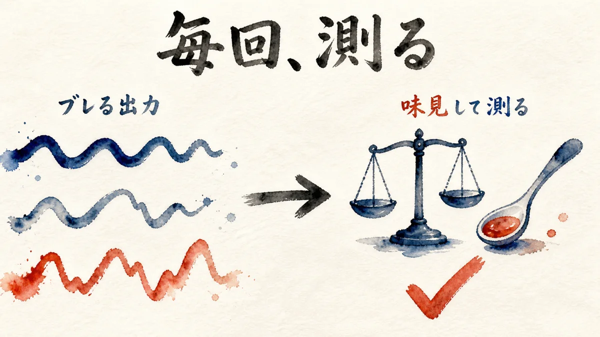毎回、測る