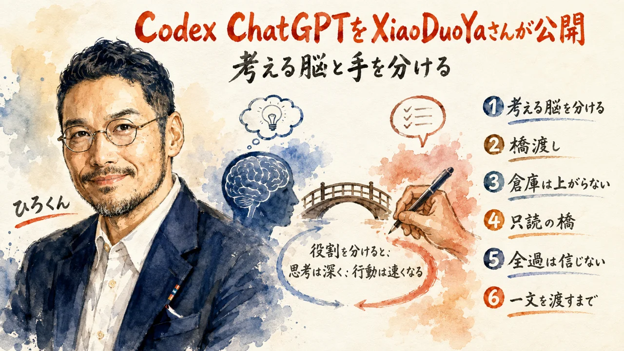 考える役と手を動かす役を分けるＡＩ連携の仕組みのアイキャッチ