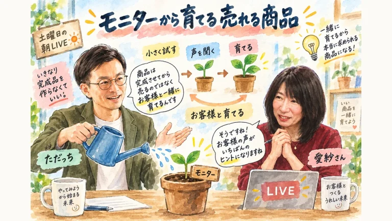 いきなり完成品を作らなくていい。モニターから始める「売れる商品」の育て方 全体図解