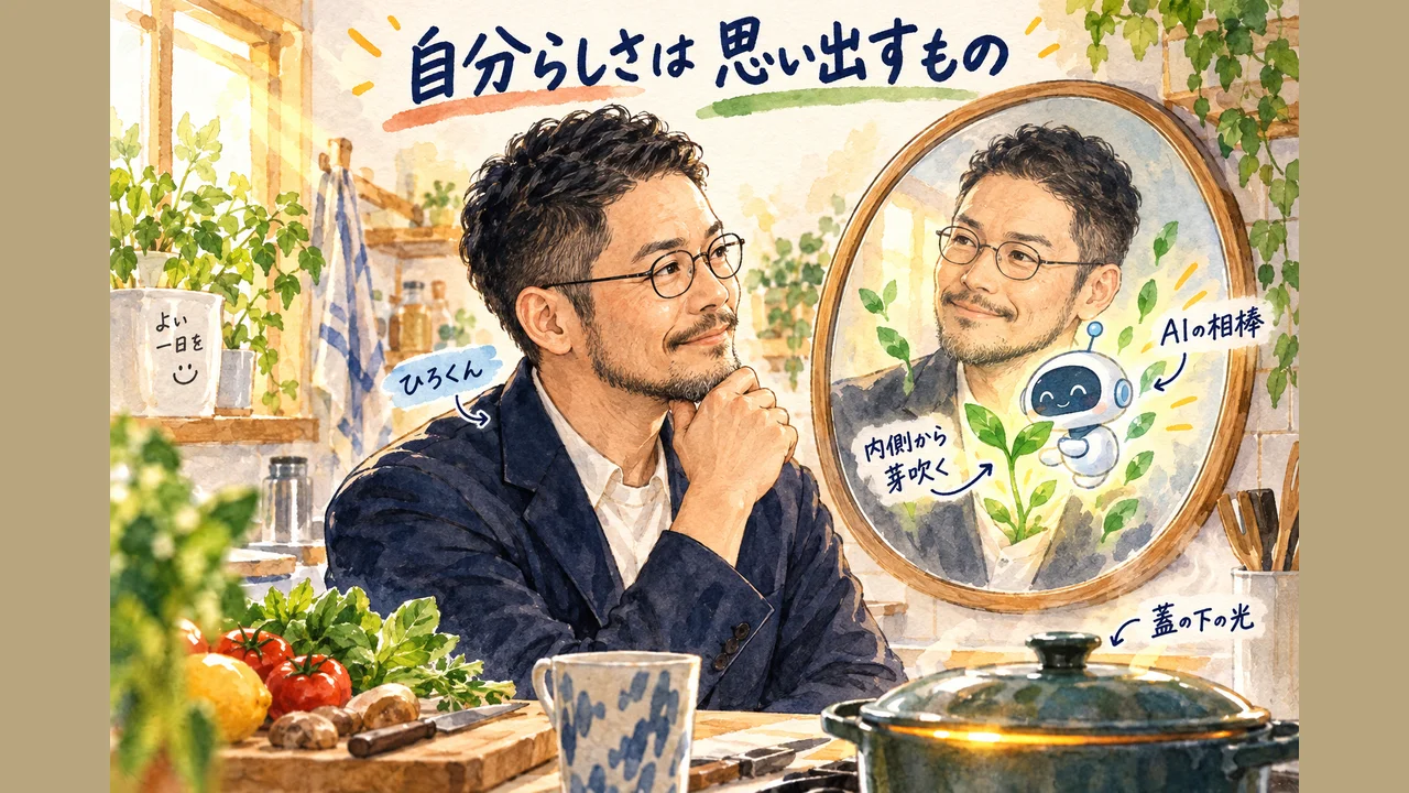 自分らしさは後から足すものじゃなくて思い出すもの ひろくんコラムグラレコ