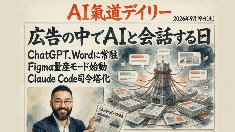AI氣道デイリー2026年9月19日号 新聞風アイキャッチ