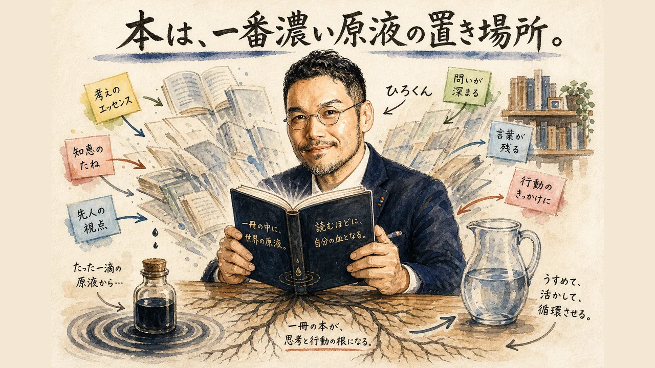 本は、一番濃い原液の置き場所