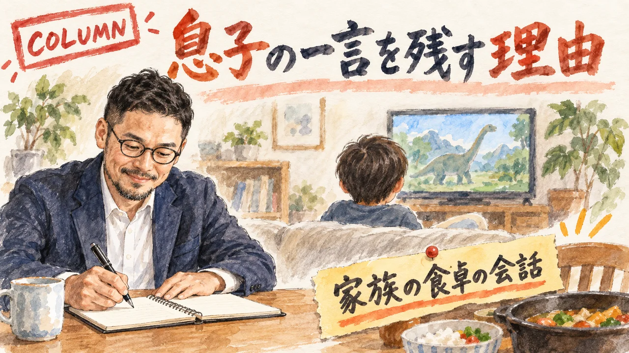 息子の一言を残す理由