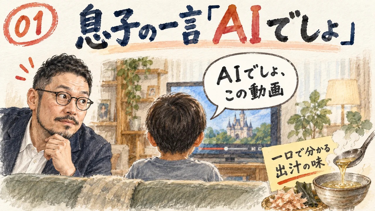 息子の一言「AIでしょ」