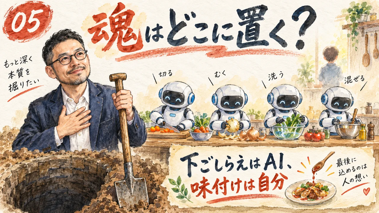 魂はどこに置くか