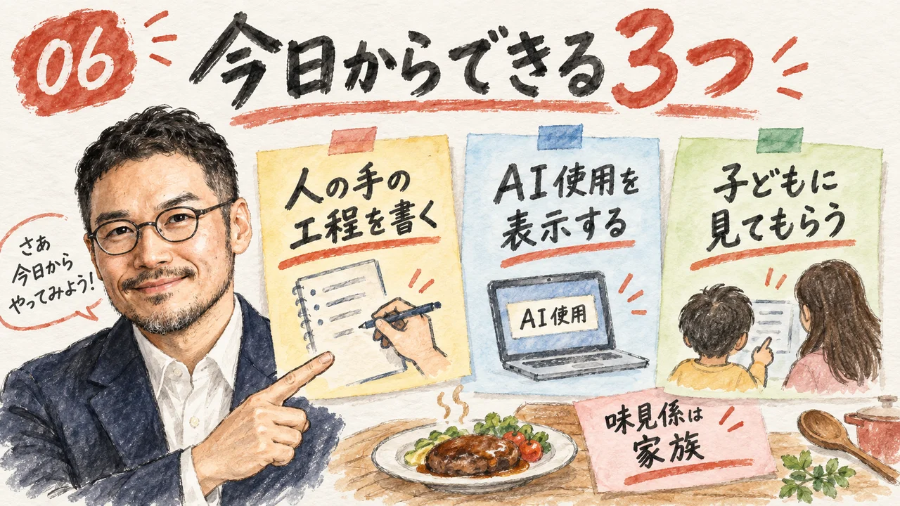 AIで発信する人が今日からできる3つ