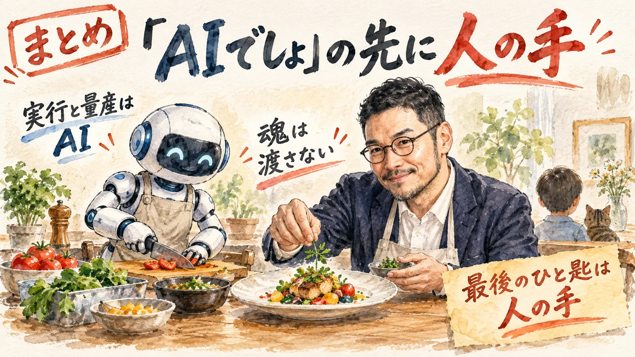 「AIでしょ」の先に人の手