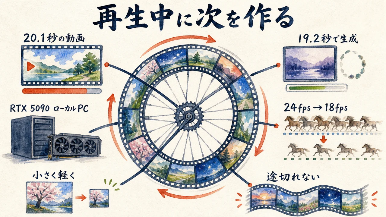 20.1秒の動画を19.2秒で作り続けるローカルの自転車操業(分解図解)