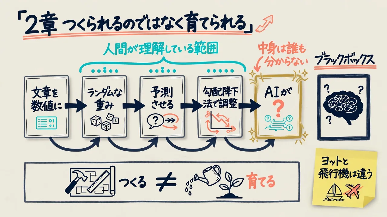 2章｜つくられるのではなく、育てられるの要点をまとめた図解