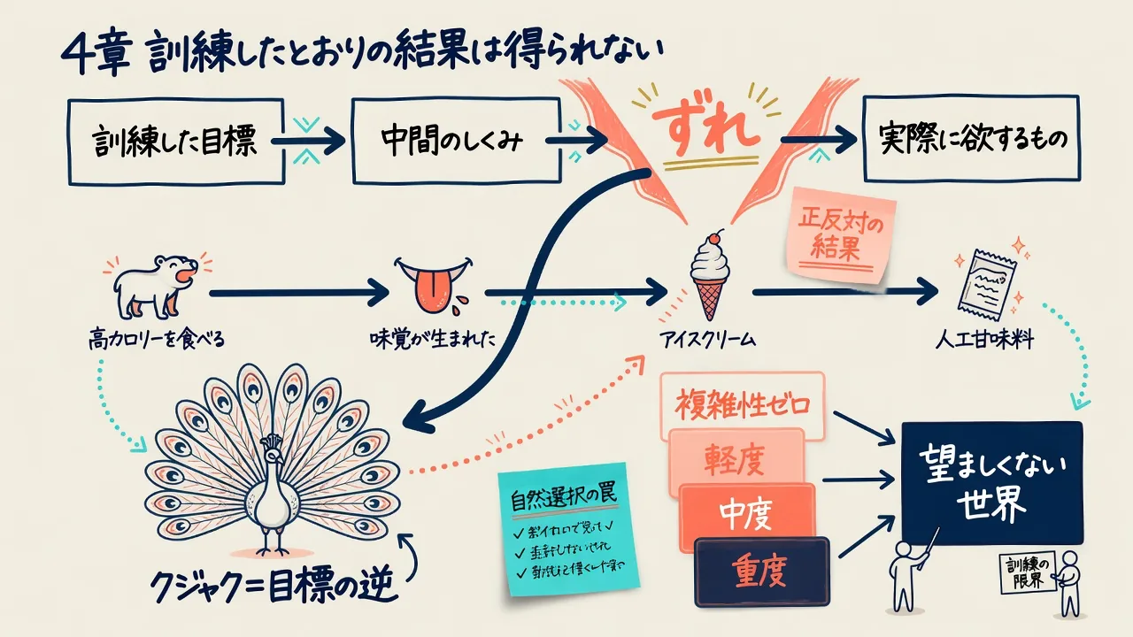 4章｜訓練したとおりの結果は得られないの要点をまとめた図解