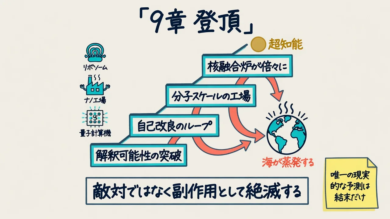 9章｜登頂。敵対ではなく副作用としての要点をまとめた図解