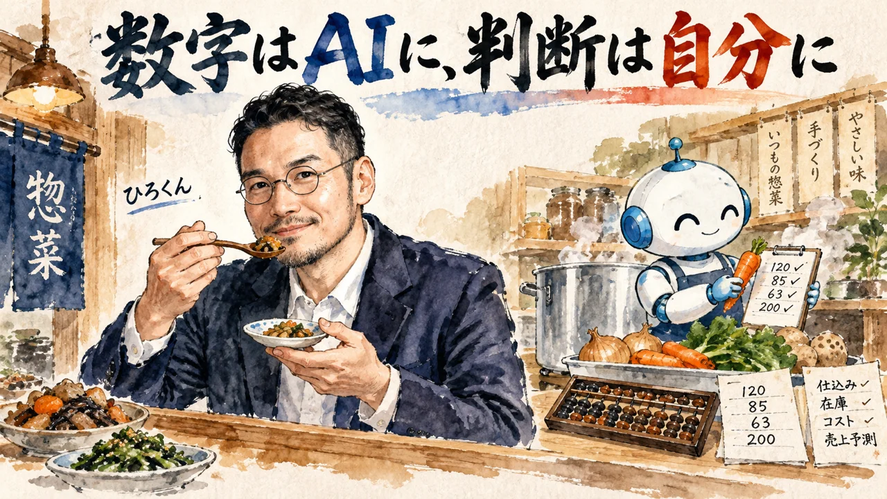 数字はAIに、判断は自分に
