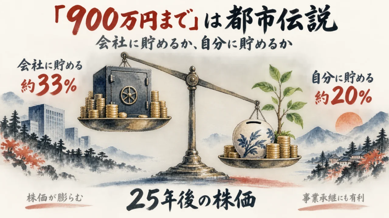 「役員報酬は900万円までに抑えろ」は都市伝説だった
