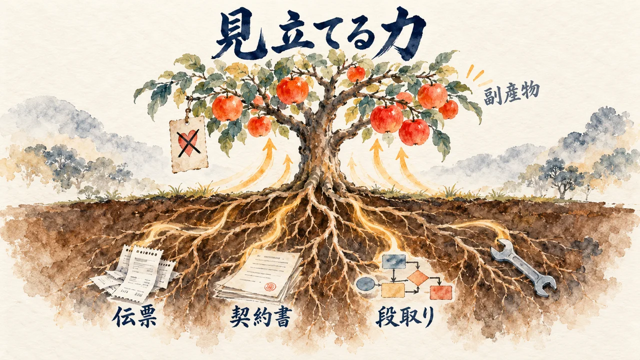 判断力は「副産物」として育つ——好きで選んだわけでもない仕事が、嗅覚を作る