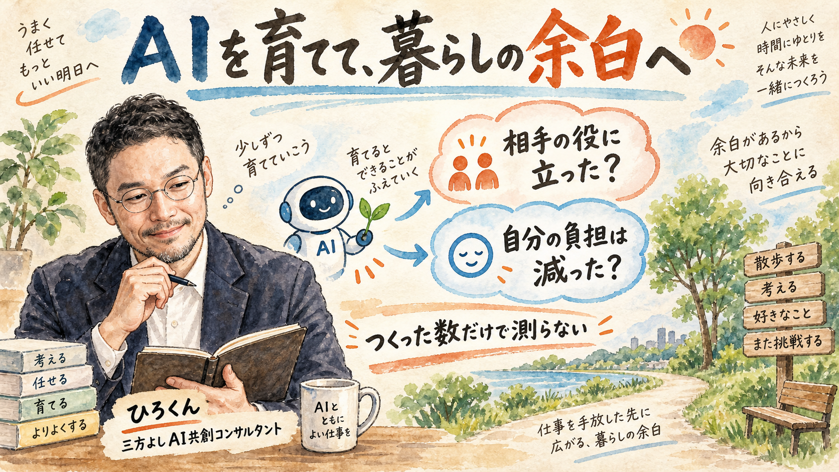 AIを育てて、暮らしの余白へ