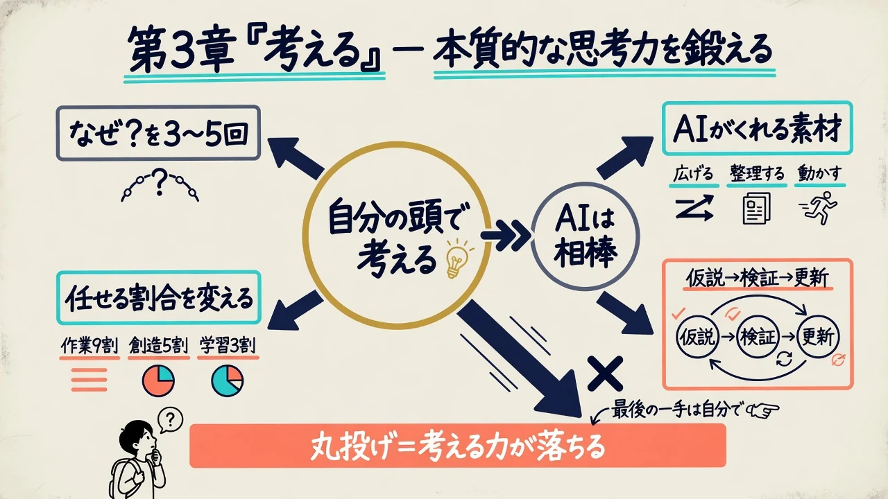 本質的な思考力を鍛える手順を示した図解