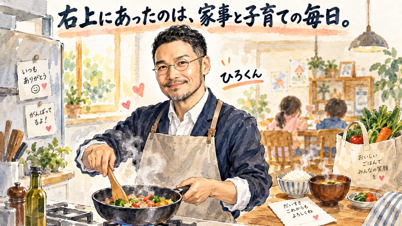 右上にあったのは、家事と子育ての毎日 の図解