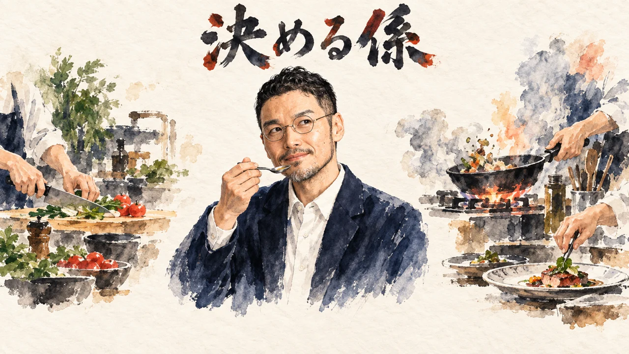 料理の味見をしながら決める係に徹するひろくんのコラム図解