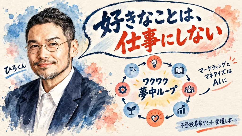 好きなことは、仕事にしない
