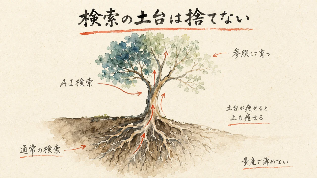 GEOはSEOを捨てる口実ではない