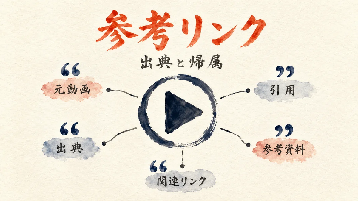 参考リンク・帰属の図解