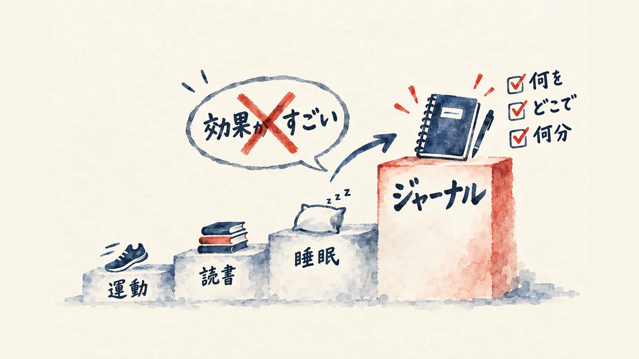 世界の成功者が口を揃えるジャーナル習慣。続かなくて当然、という共感から始まる話