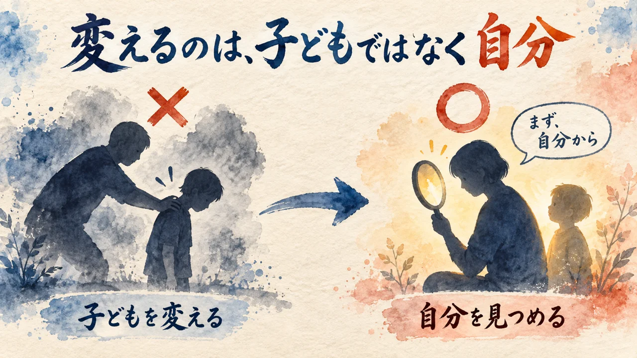 変えるのは、子どもではなく自分